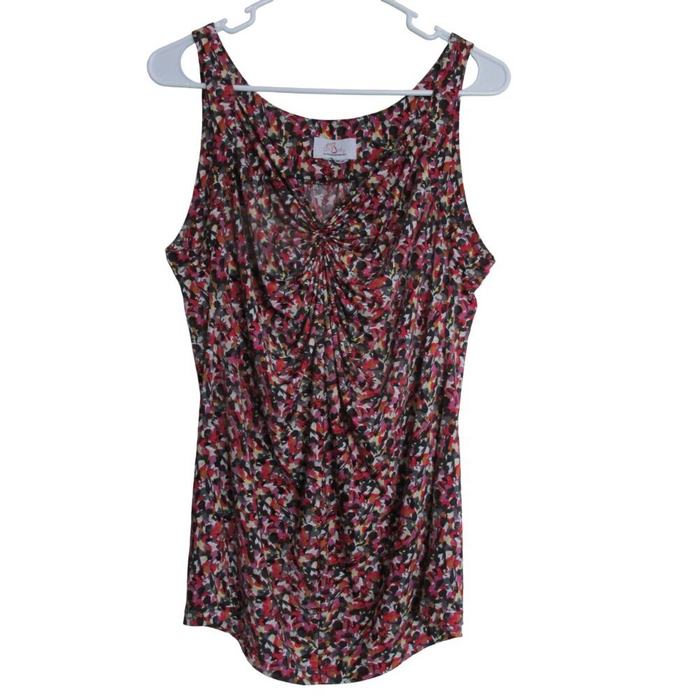 O Baby by Motherhood Maternity Sleeveless Pullover Blouse Womens V Neck‎ Top